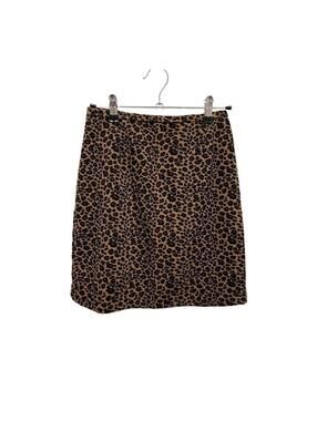 Jalate leopard print mini skirt, size 3